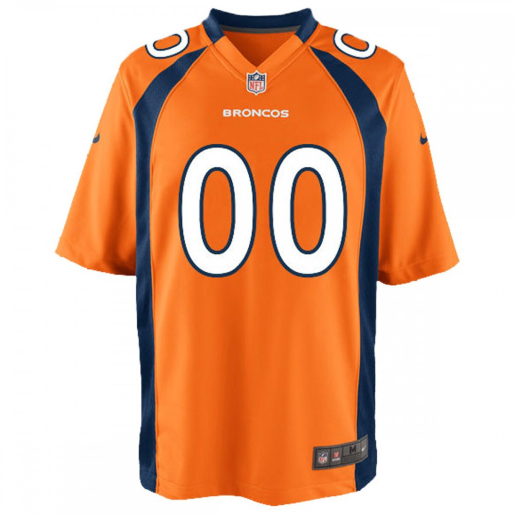 Denver Broncos Nike Youth Custom Game Jersey - Orange-GridironStore